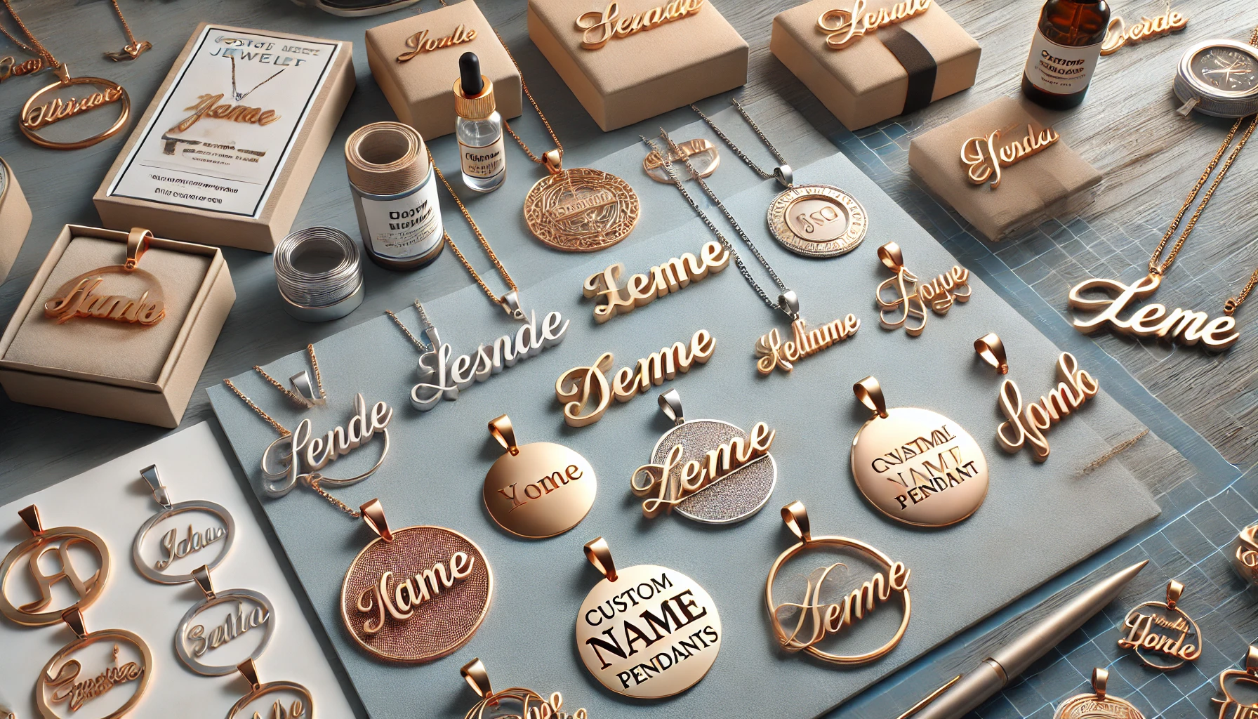 How to Use Custom Name Pendants for Marketing Your Brand