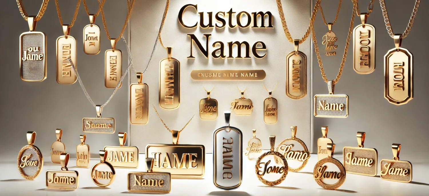 Custom Name Pendants